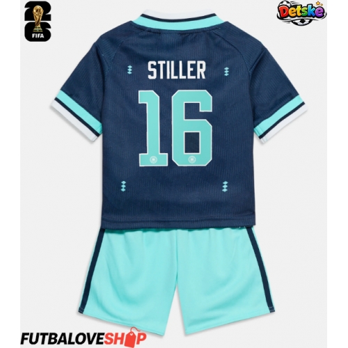 Dres Nemecko Angelo Stiller #16 Preč pre deti MS 2026 Krátky Rukáv (+ trenírky)